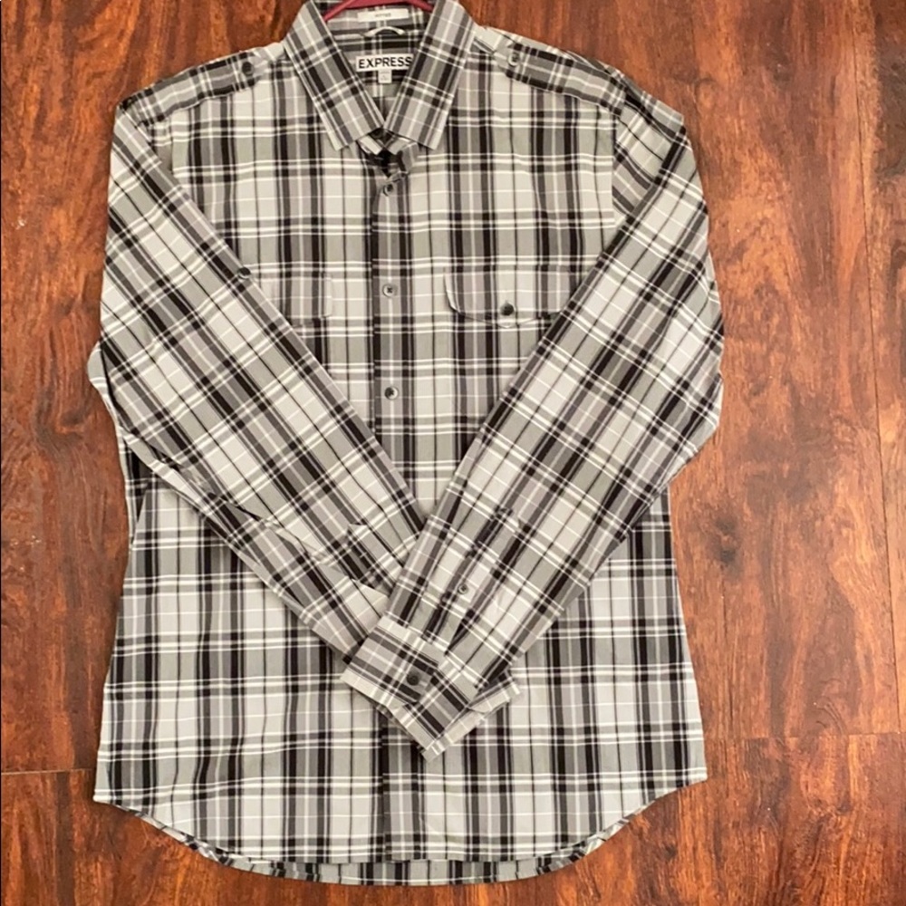 Fitted Express dress shirt LARGE